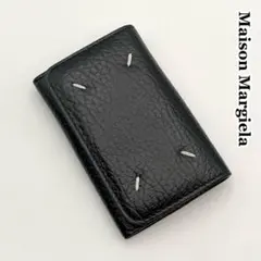 ピカチュウ様専用✨ メゾンマルジェラ 6連キーケース 財布 黒 レザー ステッチ