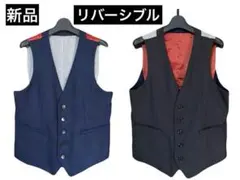 【新品】MONSIEUR NICOLE リバーシブルベスト ジレ SALE価格