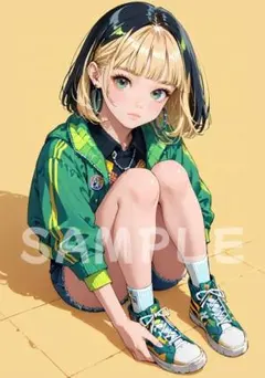 ◆一点物◆A4サイズ ポスター AIイラスト 高画質 コレクション アニメ 45