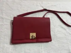 レッド ショルダーバッグ one way ワンウェイのサムネイル