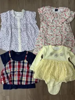 こどもの森 子供服 4点セット 80~90 crescent moujonjonのサムネイル