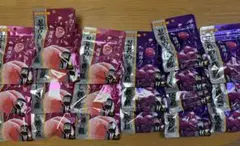 UHA味覚糖 忍者めし鉄の鎧　ピーチ10袋、グレープ10袋セット