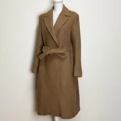 ZARA MANTECO ザラ マンテコ ベルテッドロングコート キャメル S