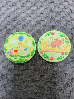 Disney ディズニー刺繍缶バッジ ビスケット