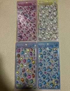 【正規品】しずくちゃん 大 通常サイズ ボンボンドロップシール 4枚 セット