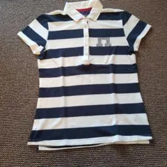 Tommy Hilfiger ストライプポロシャツ S