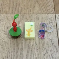 【匿名発送】ピクミン　ゆらゆらマスコット赤　めじるしアクセサリー羽　他まとめ売り