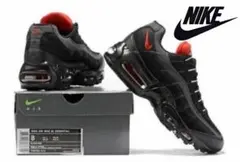 ナイキ エアマックス95 ブラック/チャレンジ レッド 海外限定カラー