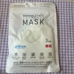 UNIQLO AIRism 洗えるマスク Mサイズ 3枚入り
