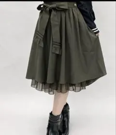 axes femme ライン使フィッシュテールＳＫ ロングスカート　スカート