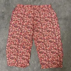 【美品】【UNIQLO】花柄リラコ 涼感接触冷感 ハーフパンツ