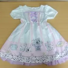 マジョリカ　101匹わんちゃん　ワンピース　120