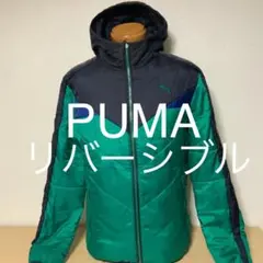 m65 PUMA リバーシブル ナイロンジャケット 緑×青 メンズS相当