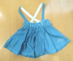 値下げ！お買い得❤mezzopianojunior ギャザーデニムサロペット❤