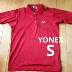 美品！バドミントン YONEX ポロシャツ Sサイズ レッド 赤 速乾　部活
