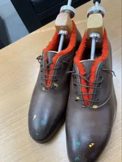 Ferragamo ブラウンレースアップシューズ