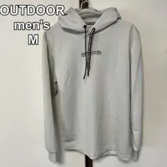 OUTDOOR アウトドア　メンズ　パーカー　プルオーバー　長袖　グレー　M