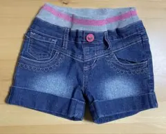 120cm デニム　ショートパンツ