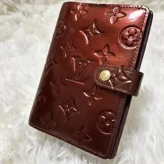 ルイヴィトン モノグラム ヴェルニ アジェンダ PM 手帳カバー　システム手帳