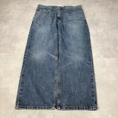 古着 LEVI’S 569 極太 ワイド デニムパンツ ルーズストレート w38