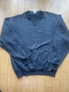 90s USA製RUSSELLATHLETICラッセル無地スウェットLブラック