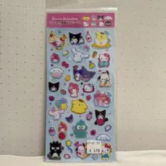 正規品　サンリオ　ラメ入り樹脂もりシール