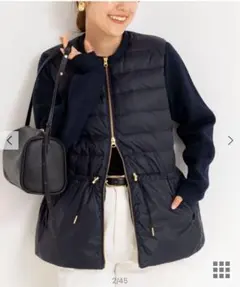 ノーリーズ【TAION/タイオン】別注ニットコンビダウンジャケット美品