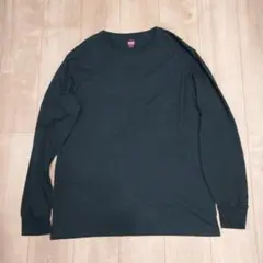 Healthknit ブラック 長袖カットソー X-LARGE