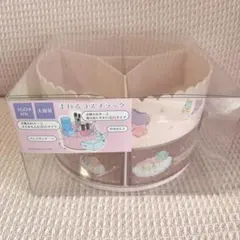 新品❣️ キキララ　まわる　コスメ　ラック　円形　大容量　回転のサムネイル