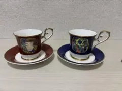 MOA美術館 蔵珍窯 仁清写色絵金銀コーヒーカップ 2客　廃盤品 MOA美術館 蔵珍窯 仁清写色絵金銀 ペアコーヒーカップ - メルカリ