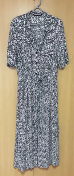 ZARA 花柄シャツワンピース Mサイズ 半袖