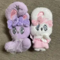 エスターバニー　スノーリボンマスコット、ホリデーマフラーマスコット