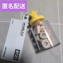 BT21 ベビーRJ つめつめ消しゴム キーホルダー　ボトル付き