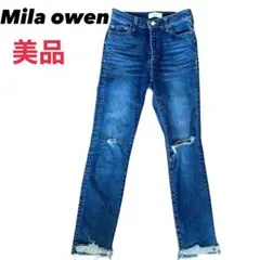 【美品】Mila Owen スキニーデニム ダメージ加工