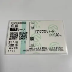 デュランダル 現地 単勝馬券 2004 第38回 スプリンターズS - メルカリ