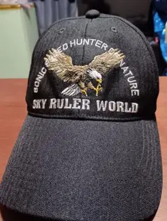 刺繍デザイン ブラックキャップ 58cm