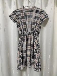 ALGY チェック柄 半袖ワンピース　140