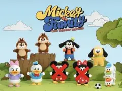 ミッキー・ファミリー ぬいぐるみキーチェーン