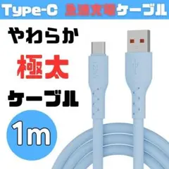 【新品未使用】Type-C 充電ケーブル USB PD 1m 急速充電 青