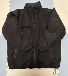 ヒートパデットボリュームブルゾン　ブラック