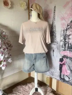 minmin ロゴTシャツ 半袖