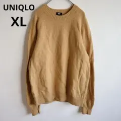 6194ユニクロ【美品】ウールニットセーター　クルーネック　長袖　ユニセックス