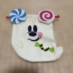 ディズニー　ミッキー　ハロウィン　巾着　おばけ　キャンディー