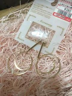 ゴールド フープイヤリングのサムネイル