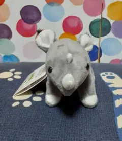 天王寺動物園　サイ　マスコットキーチェーン　新品　未使用