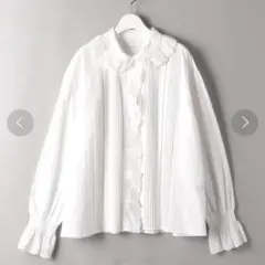 【ムギメンコちゃんさま専用】BEAUTY & YOUTH コットンレースシャツ