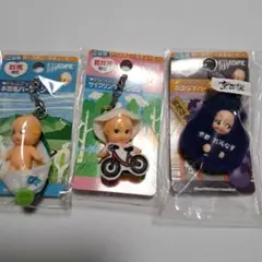 ローズオニールキューピー　ストラップ　３点セット