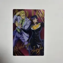 ジョジョカード　SPカード　スリーブ付き　吉良吉影&東方仗助