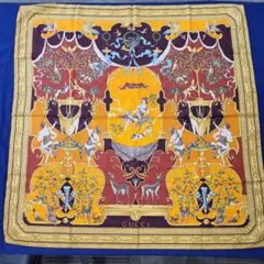 OLD GUCCI 大判ウールストール ショール 雉 鳥 ペイズリー柄 - メルカリ