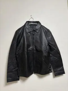 Calvin Klein レザー ジャケット ブラック